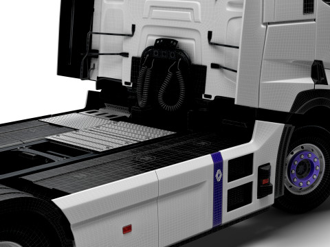 Renault E Tech T Tractor 6x2 2026 3D Model