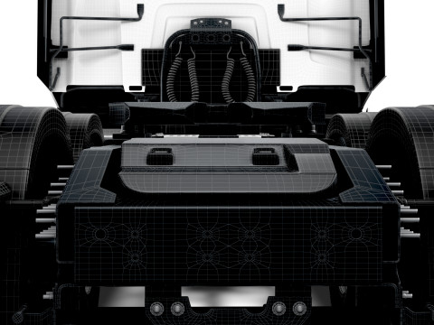 Renault E Tech T Tractor 6x2 2026 3D Model