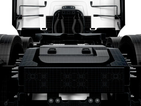 Traktor Renault E Tech T 6x2 2026 Model 3D