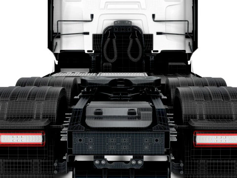 Traktor Renault E Tech T 6x2 2026 Model 3D