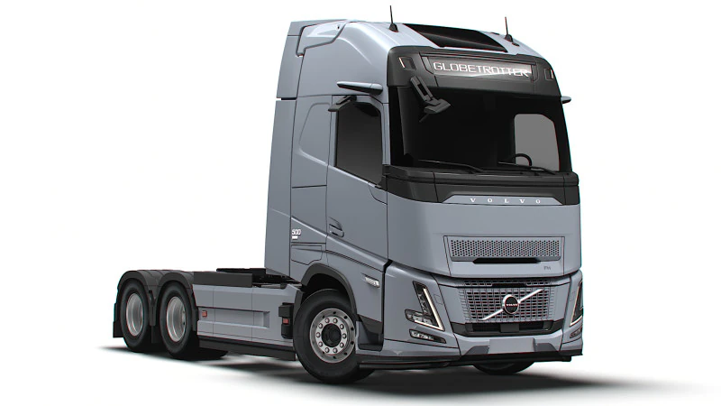Trator Volvo FH Aero 6x2 2026 Modelo 3D .c4d .max .obj .3ds .fbx .stl .blend 