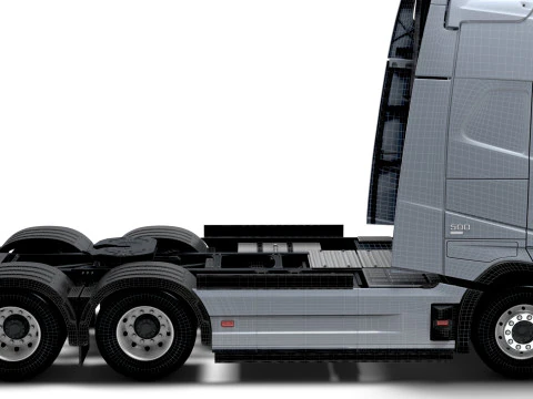 Trator Volvo FH Aero 6x2 2026 Modelo 3D