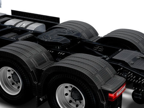 Volvo FH Aero 6x2 Traktör 2026 3D Model