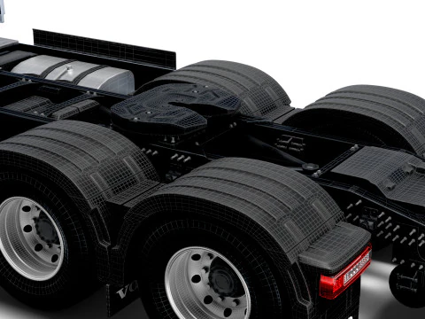 Trator Volvo FH Aero 6x2 2026 Modelo 3D