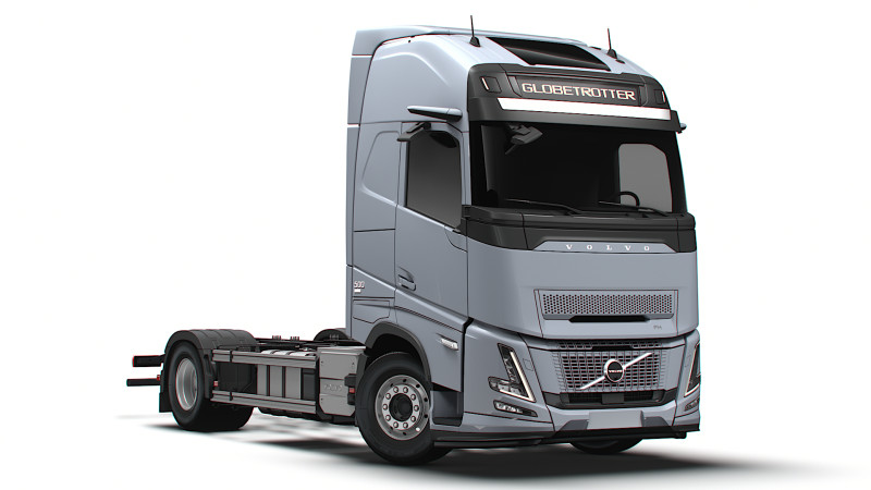 Volvo FH Aero Sert 4x2 2026 3D Model .c4d .max .obj .3ds .fbx .stl .blend 