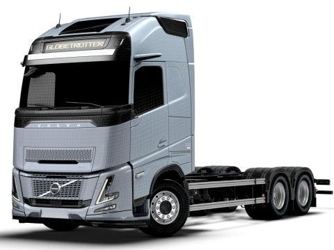 Volvo FH Aero Sert 6x4 2026 3D Model