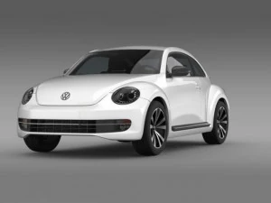 vw beetle 2012 3D Model