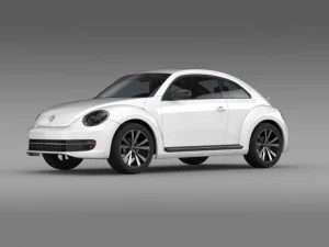 vw beetle 2012 3D Model