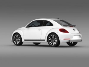 vw beetle 2012 3D Model