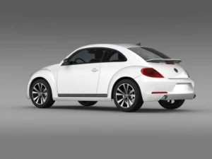 vw beetle 2012 3D Model