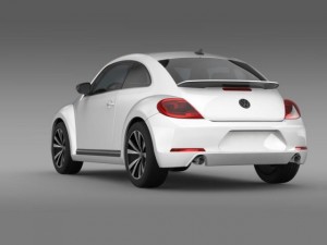 vw beetle 2012 3D Model