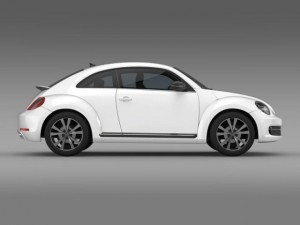 vw beetle 2012 3D Model