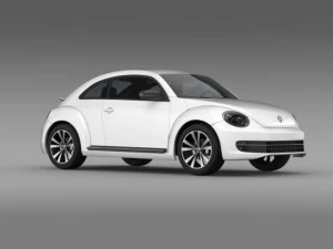 vw beetle 2012 3D Model