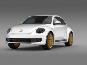 vw beetle rs 2012 3D Model