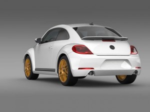vw beetle rs 2012 3D Model