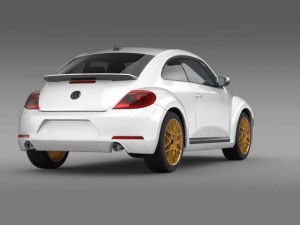 vw beetle rs 2012 3D Model