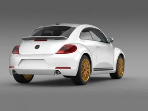 vw beetle rs 2012 3D Model