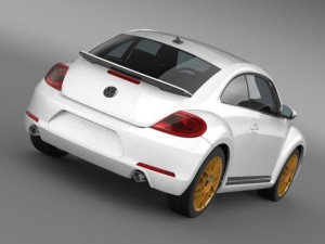 vw beetle rs 2012 3D Model