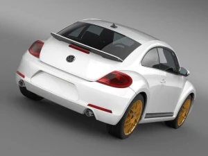 vw beetle rs 2012 3D Model