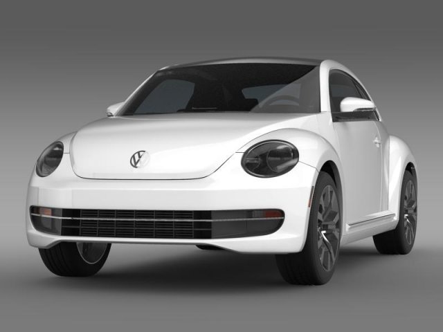 vw beetle tdi 2013 3Dモデル .c4d .max .obj .3ds .fbx .stl .blend 