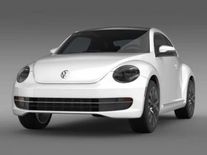 vw fusca tdi 2013 Modelo 3D