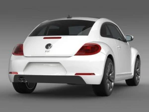 vw beetle tdi 2013 3D Model