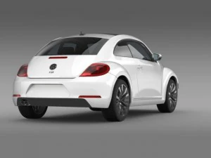vw beetle tdi 2013 3D Model