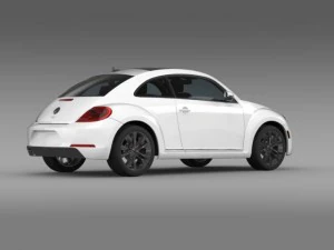vw beetle tdi 2013 3D Model