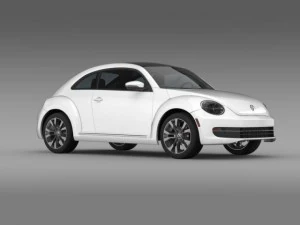 vw beetle tdi 2013 3D Model