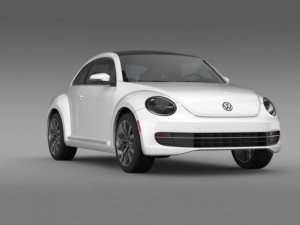 vw beetle tdi 2013 3Dモデル