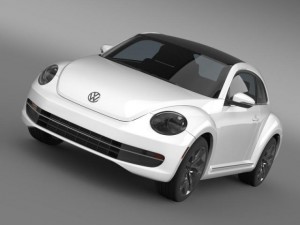 vw beetle tdi 2013 3Dモデル