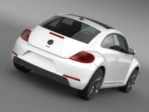 vw beetle tdi 2013 3D Model