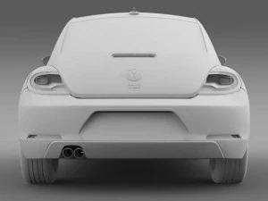 vw beetle tdi 2013 3D Model