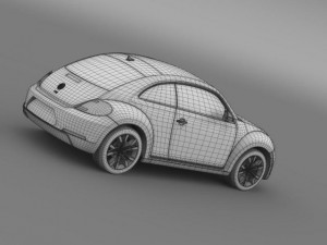 vw beetle tdi 2013 3Dモデル