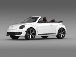 vw beetle cabrio 2013 3D Model