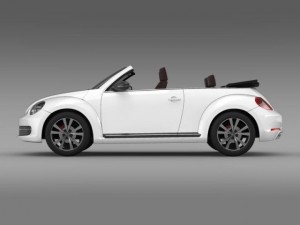 vw beetle cabrio sport Modelo 3D