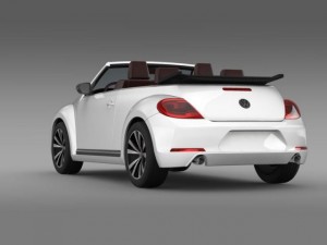 vw beetle cabrio sport Modelo 3D