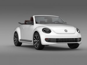 vw beetle cabrio sport Modelo 3D