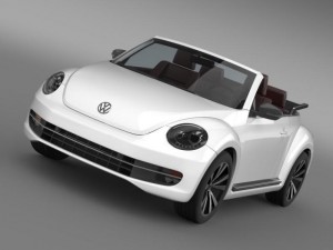vw beetle cabrio sport Modelo 3D