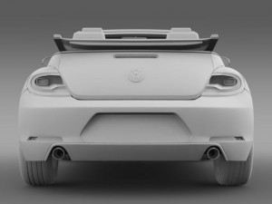 vw beetle cabrio sport Modelo 3D