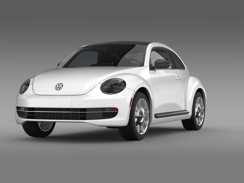 Vw Beetle Design 2012 3d Model In Sport Cars 3dexport