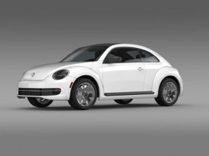 vw beetle design 2012 3D Модель