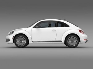 vw beetle design 2012 3D Модель