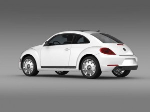 vw beetle design 2012 3D Модель