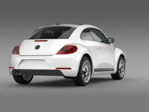 vw beetle design 2012 3D Модель