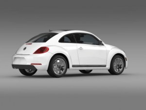 vw beetle design 2012 3D Модель