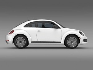 vw beetle design 2012 3D Модель