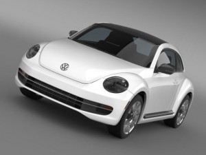 vw beetle design 2012 3D Модель