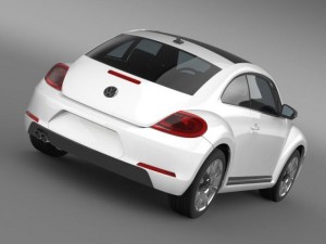 vw beetle design 2012 3D Модель