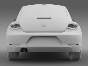 vw beetle design 2012 3D Модель